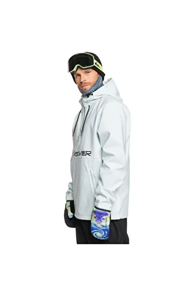 Quiksilver Eqyft04954-Sef0 Ice Flow - Live for the Ride Snowboard Fleece Hz Hoodie Jacket