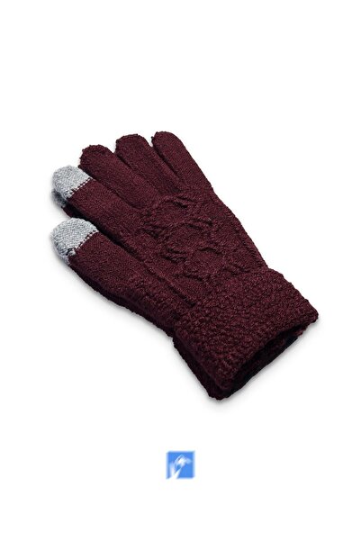 Kardelen Butik Denizli Sonbahar ve Kış Sıcak Çift Katmanlı Kalın Eldiven Dokunmatik Ekran Kayak Eldiveni