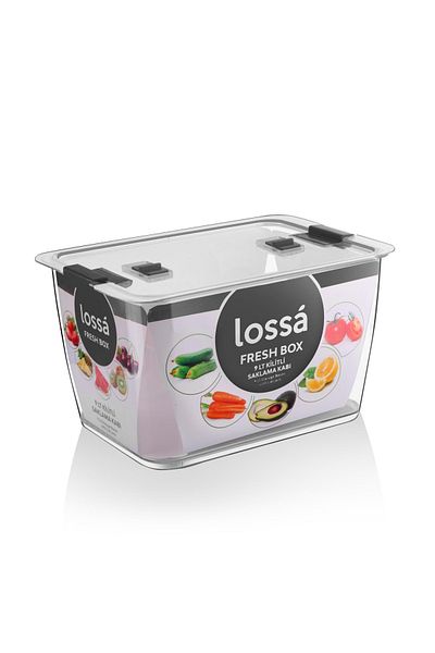 INTEREV 9 Lt Fresh Box Lock Storage Container