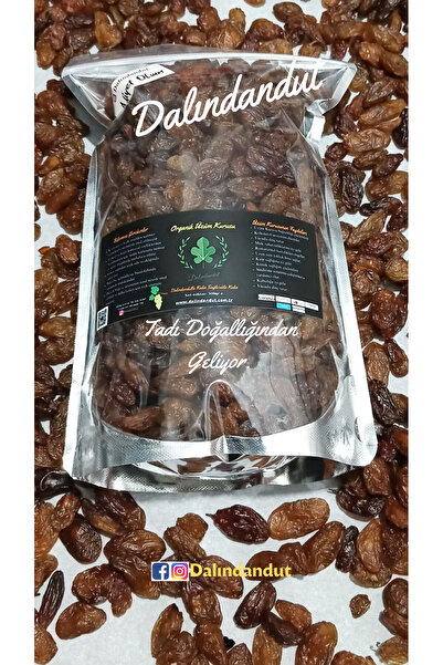 Dalındandut Yeni Mahsül Doğal Organik Üzüm Kurusu 500gr (YERLİ)
