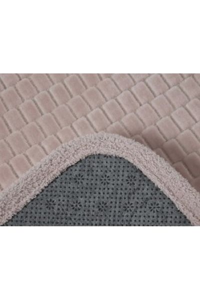 Sesli Bathroom Mat Set - Mat Set - Toilet Seat Set 2 Pieces