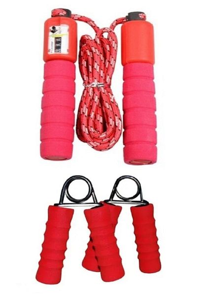 Otantik Sports Fitness String Hand Finger Wrist Arm Strengthening - Set of 2 with Automatic Counter