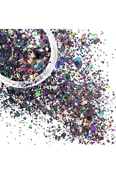 cnk craft shop Chunky Glitter 5gr Holografik Epoksi Reçine Tırnak Makyaj Glit...