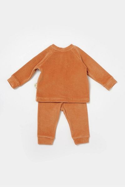 BabyCosy Set de jos și de sus din catifea organică