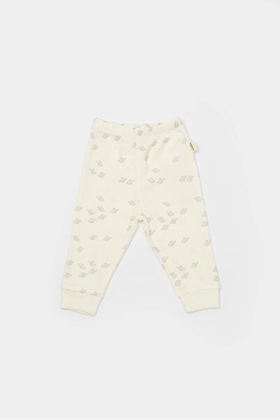 BabyCosy Organic Modal Elephant Printed 2-Piece Trousers with Booties