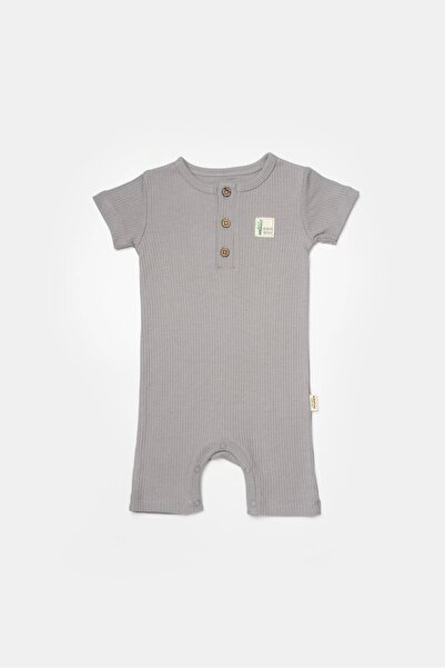 BabyCosy Bebek 2'li Kısa Kollu Tulum, %50 Bambu - %50 Organik Pamuk, Bebek ve Yenidoğan Serisi - CSYB9038
