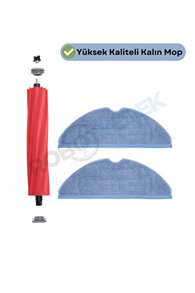 robotyedek Roborock S7 Maxv Ultra - Perie principală de schimb și mop - Compa...