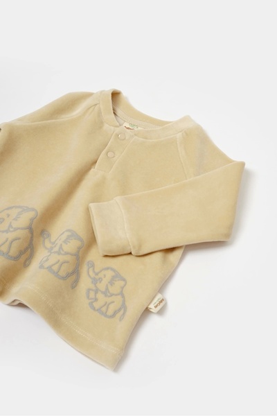 BabyCosy Organic Velvet Top & Bottom Set