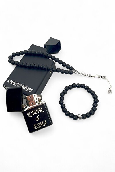 SürLaz İsme Özel Yandan Açmalı Metal Tabaka İsme Özel Benzinli Çakmak Tesbih ...