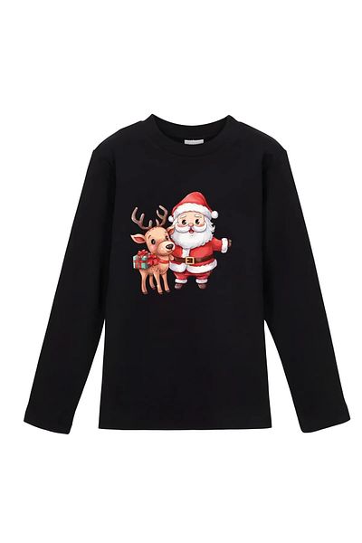 BEG COLLECTİON TRICOU SPECIAL DE ANI NOU CU MÂNECĂ LUNGĂ IMPRIMAT PENTRU COPII