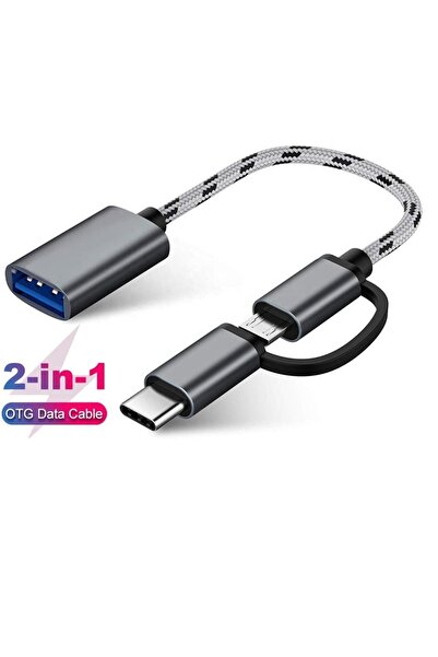 Derwell Type-c To Dişi Usb 3.0 Otg Çevirici Dönüştürücü Hasır Kablo Kesintisiz Veri Aktarımı Renkli