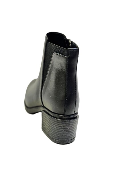 KAFKASLAR AYAKKABI Кавказькі короткі черевики з натуральної шкіри на підборах із застібкою-блискавкою