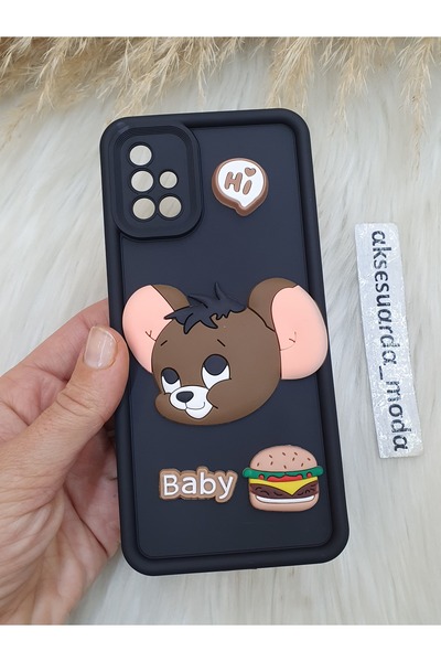 Aksesuarda Moda حافظة سيليكون متوافقة مع هاتف سامسونج جالاكسي A71