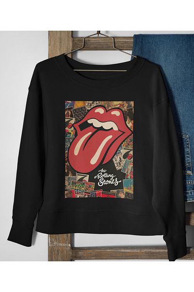 VON LABAS Hanorac unisex din bumbac THE ROLLING STONES