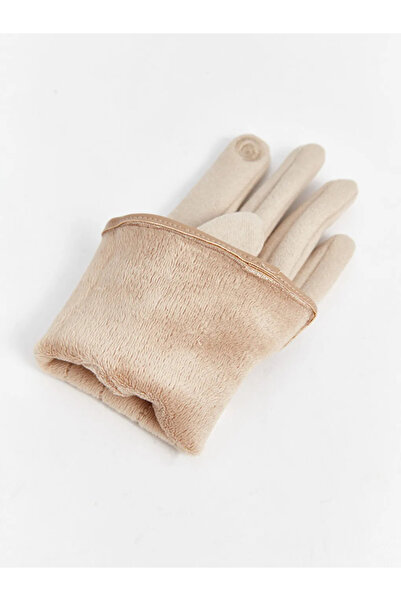 LC Waikiki Lcw Accessories Ecru Basic Women's Gloves
