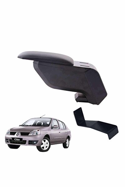 3 Tıkla Renault Symbol 2007 Delmesiz Çelik Ayaklı Siyah Kolçak Kol Dayama