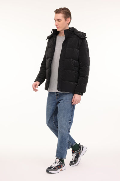 lumberjack ML 2JJYCFAW23-H2346 4PR μαύρο ανδρικό κοντό παλτό