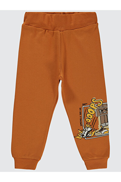 Civil Boys بنطال رياضي للأولاد بعمر 2-5 سنوات - برتقالي داكن