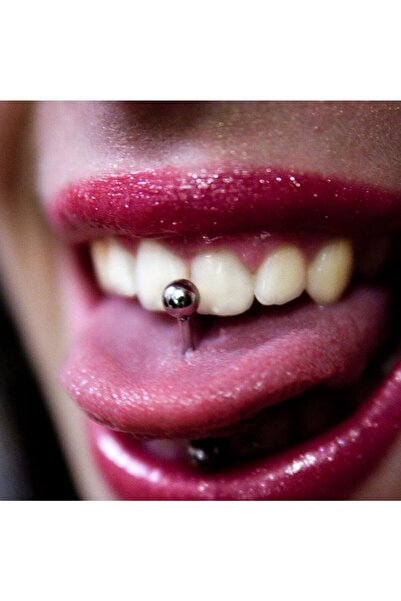 Bylin %100 G23 Titanyum Ilk Delim Dil Piercingi -1 Adet