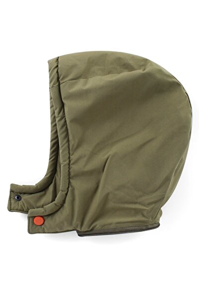 Babyhug Babyhug Woven Full Sleeves Solid Jacket with Detachable Hood & Patch Detailing - Olive Green