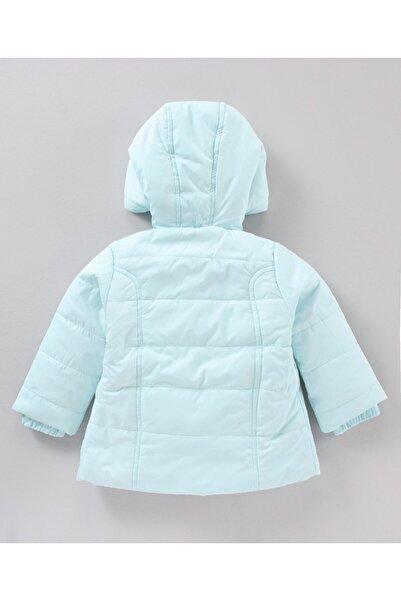 Babyhug Babyhug Full Sleeves Polyester Hooded Jacket Solid - Blue