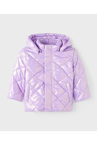 Name it NMFMIRA FOIL JACKET-Lavender