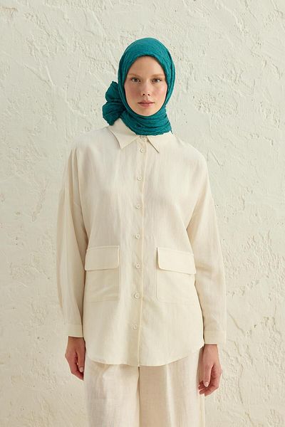 Qef Emerald Green Voile Shawl