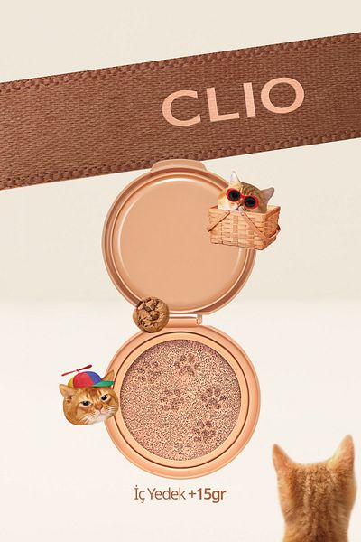 CLIO New Kill Cover Founwear Kushion - Spf50+ Pa+++, 2 Koshort/Lingerie (Seoul Limited)