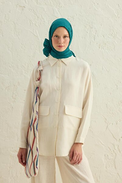 Qef Emerald Green Voile Shawl