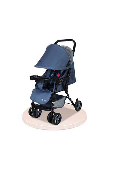 Nurtur Ryder Lightweight Baby Stroller,Navy Blue