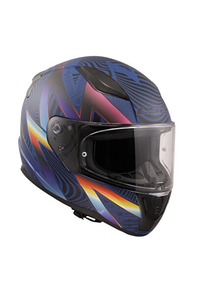 LS2 RAPID 2 OPTIK MAT MAVİ-MOR KASK