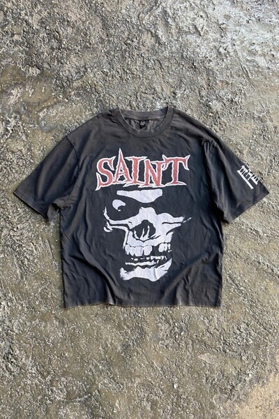 Overdrive Saint '' Vampire '' Boxy Fit Yıkamalı T-shirt