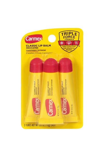 Carmex Classic Medicated Lip Balm - 3 Count