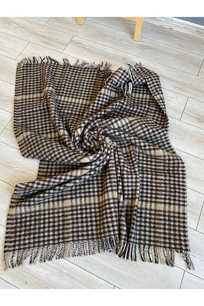 Enba İç ve Dış Ticaret 100% Pure Wool Blanket Single 170X130 cm