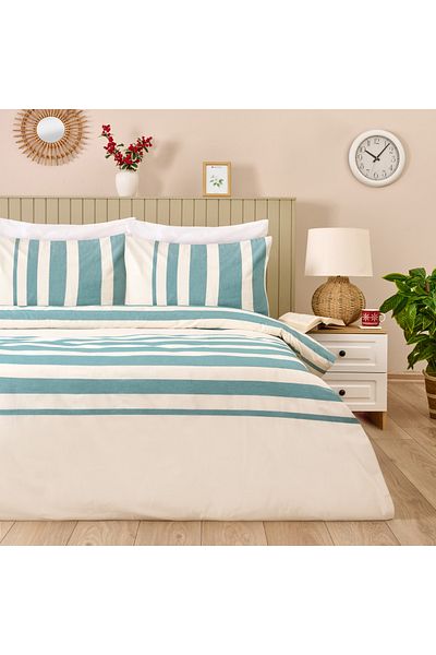 Nuvomon Blue Double Duvet Cover Set