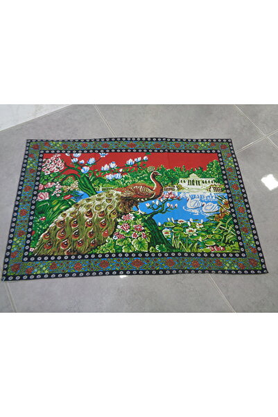 ŞAHMERDANOĞLU ŞAHMERDANOĞLU 60 x 90 Cm  Tavus Kuş & Kuğular Sarayda Tasvirli ...