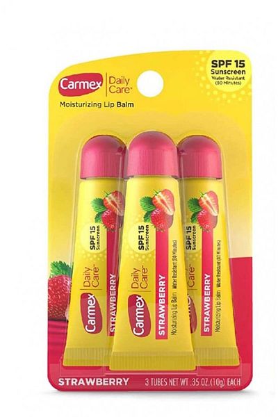 Carmex Strawberry Lip Balm 3 pcs