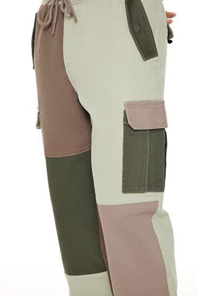 Forever 21 Colorblock Kargo Pantolon