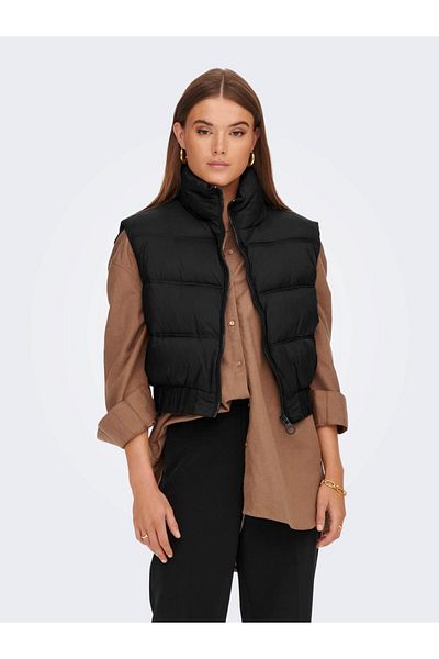 ONLY Onlcarol Short Puffer Waıstcoat Bf Otw