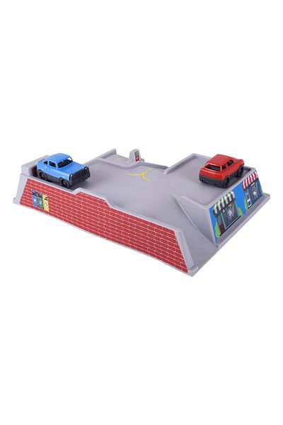 Zuzu Toys مجموعة مواقف السيارات زوزو مع سيارة - رمادي
