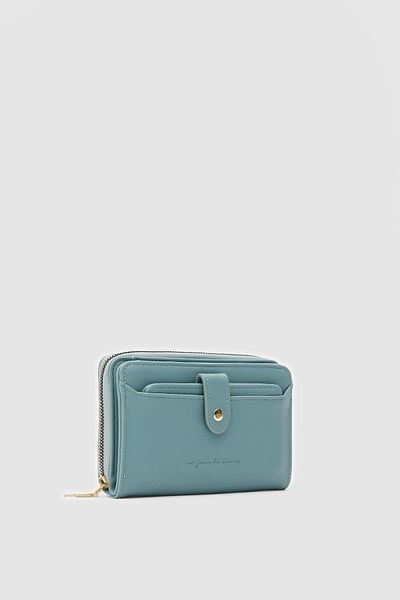 Shule Bags Πορτοφόλι Angel Card Holder Τυρκουάζ