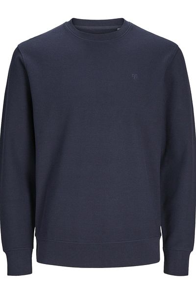 Jack & Jones Jprblarowan Тъмносин суитшърт с кръгло деколте - 12259351