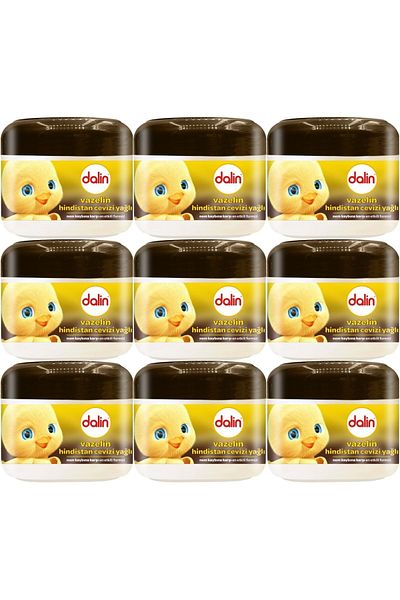 Dalin Vaseline 100ml with Coconut Oil (Set of 9)