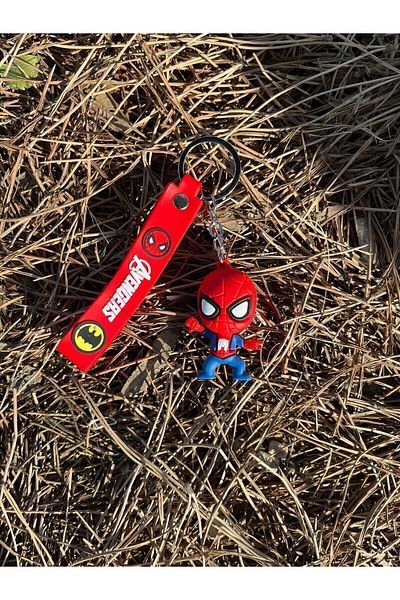 AVENGERS Spiderman Spider Man Silicone Keychain and Bag Accessory