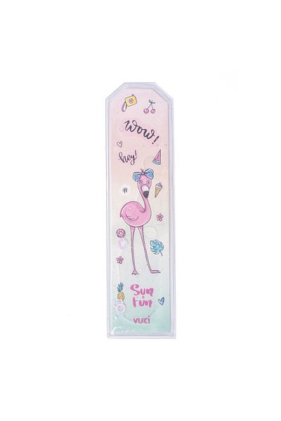 VUKİ Βιβλιοδείκτης με μοτίβο Flamingo Glittery Water