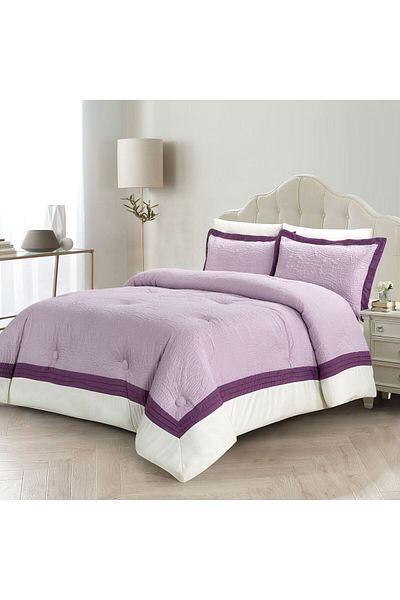 Donetella 6-Piece Winter Comforter King Size Set 240x260 cm 350 GSM Filling