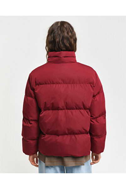 Gant Kadın Kırmızı Dik Yaka Mont