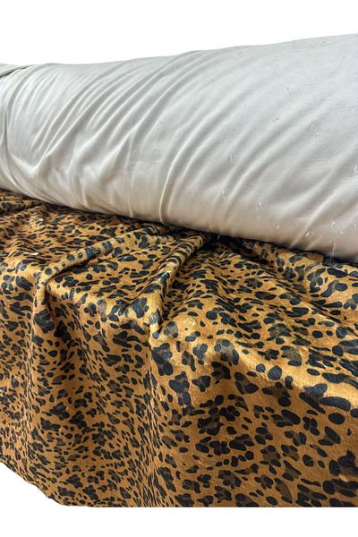 PLUSH STUDIO ISTANBUL 100x150 cm Lutur Leopards Printed βελούδινο ύφασμα - Εισαγόμενο και διακοσμητικό