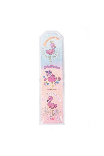 VUKİ Βιβλιοδείκτης με μοτίβο Flamingo Glittery Water