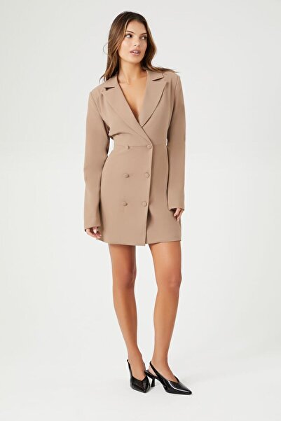 Forever 21 Kruvaze Blazer Elbise